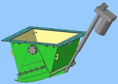 Затвор челюстной 3Ч-600х600-П 
